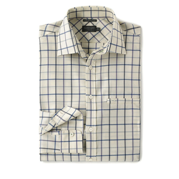 THE VOYAGER SHIRT - ROYAL TATTERSALL