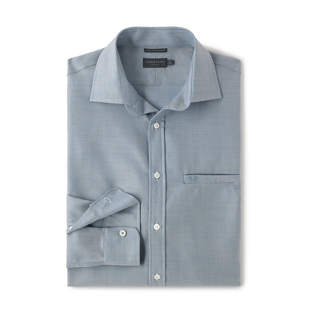 THE VOYAGER SHIRT - BLUE OXFORD