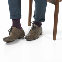 THE PORTLAND SOCK - RASPBERRY CHOCOLATE